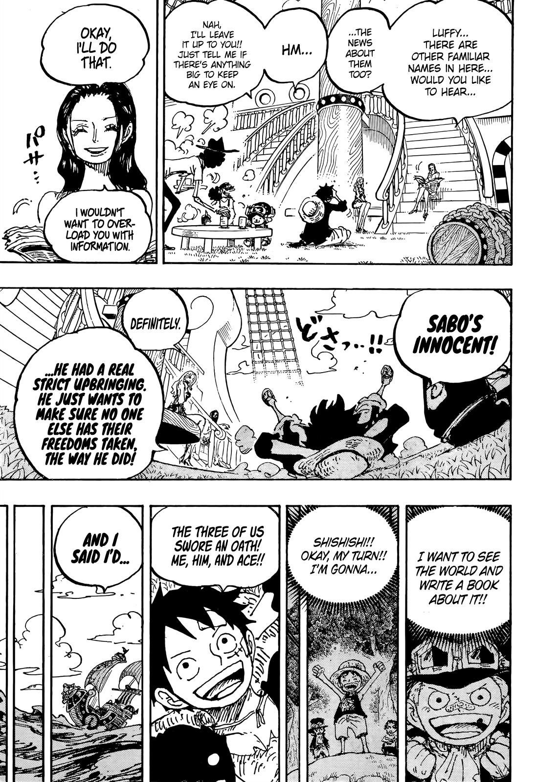 One Piece Manga Chapter 1060 page 7 - Luffy's Dream