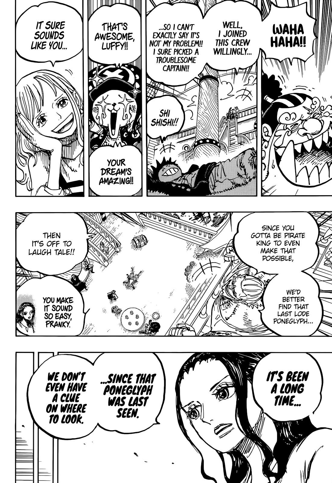 One Piece Manga Chapter 1060 page 9 - Luffy's Dream