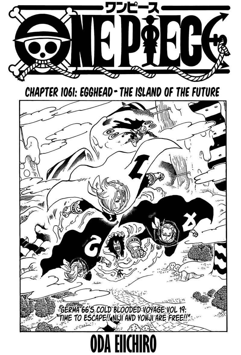 One Piece Manga Chapter 1061 page 1 - Future Island Egghead