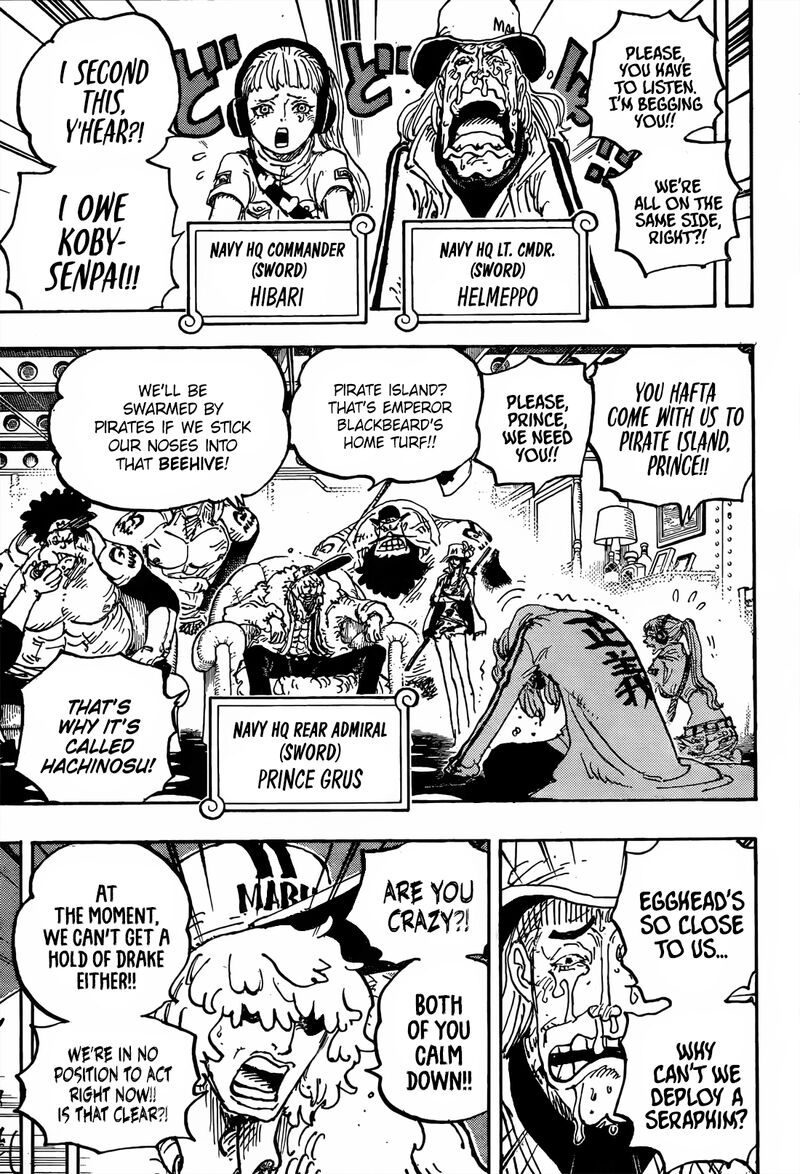 One Piece Manga Chapter 1061 page 9 - Future Island Egghead