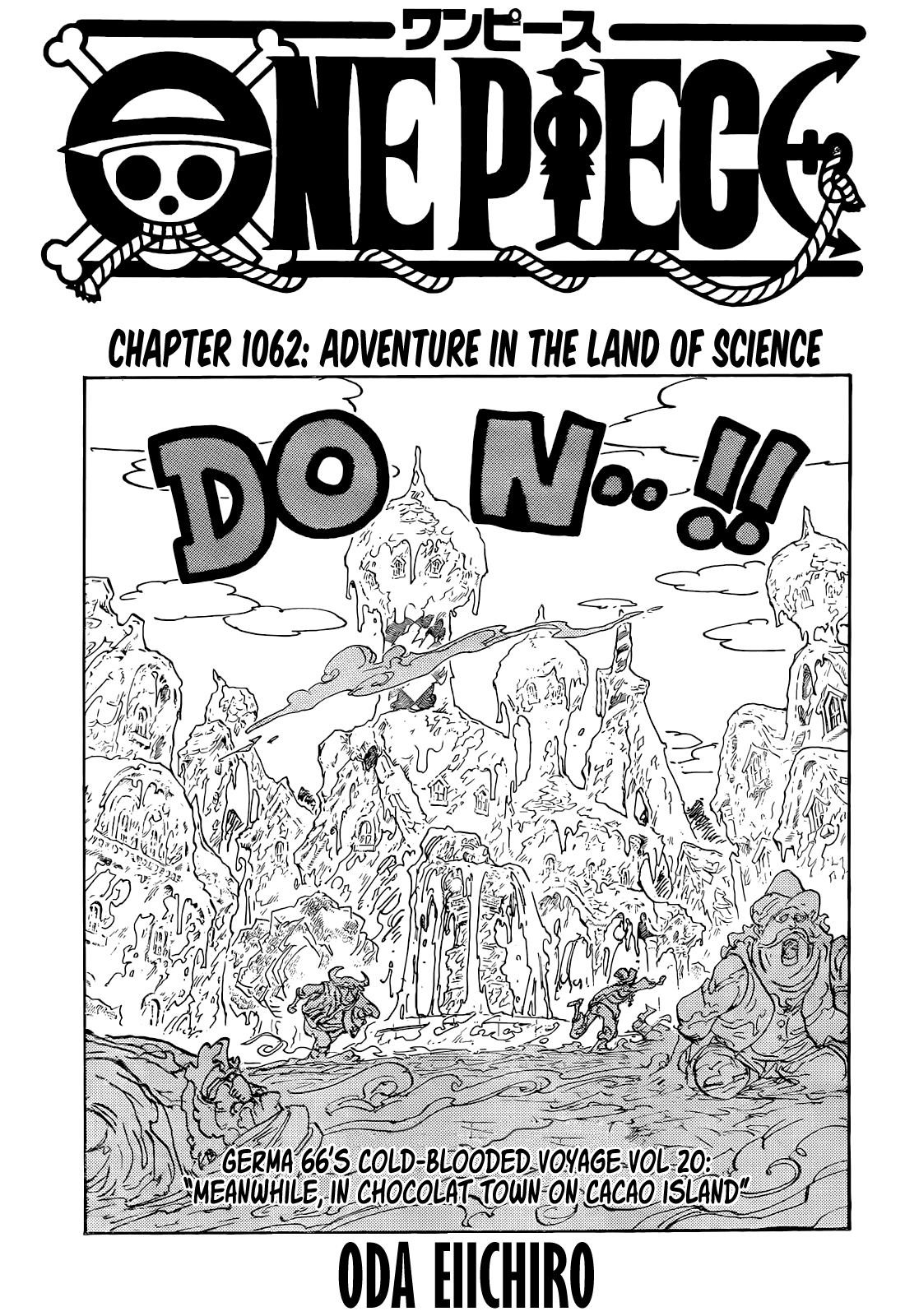 One Piece Manga Chapter 1062 page 1 - Adventure in the Land of Science