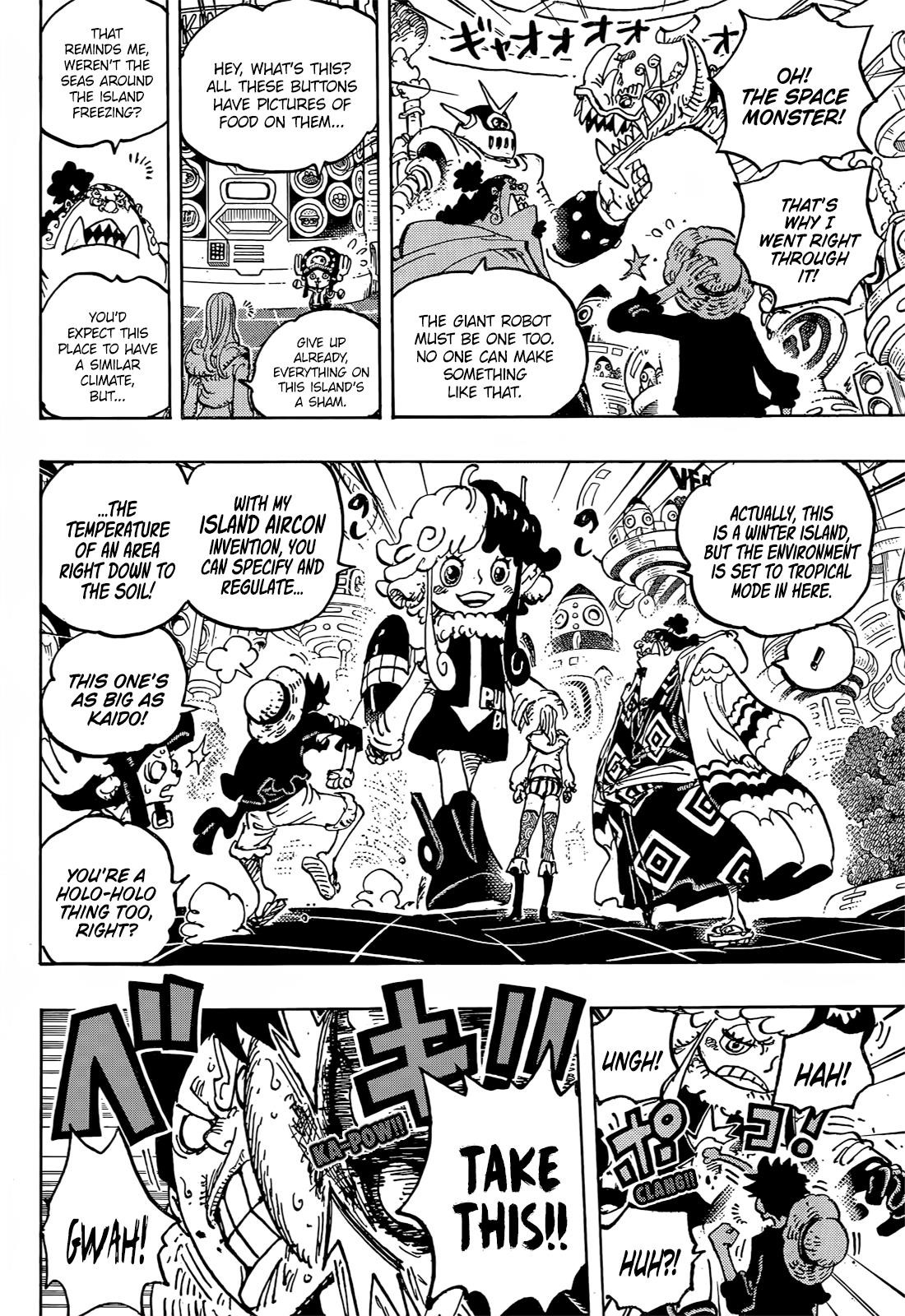 One Piece Manga Chapter 1062 page 10 - Adventure in the Land of Science