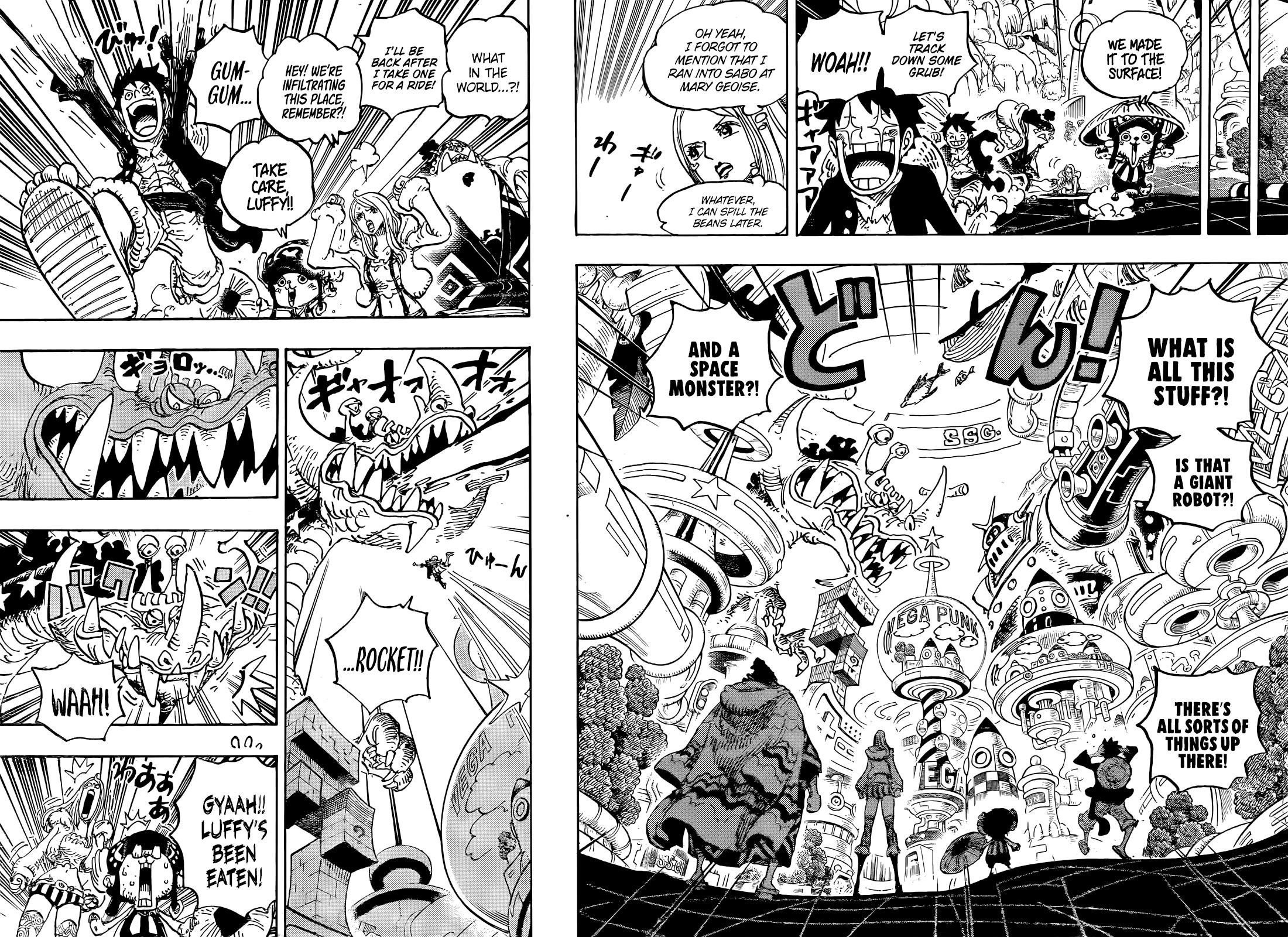One Piece Manga Chapter 1062 page 7 - Adventure in the Land of Science