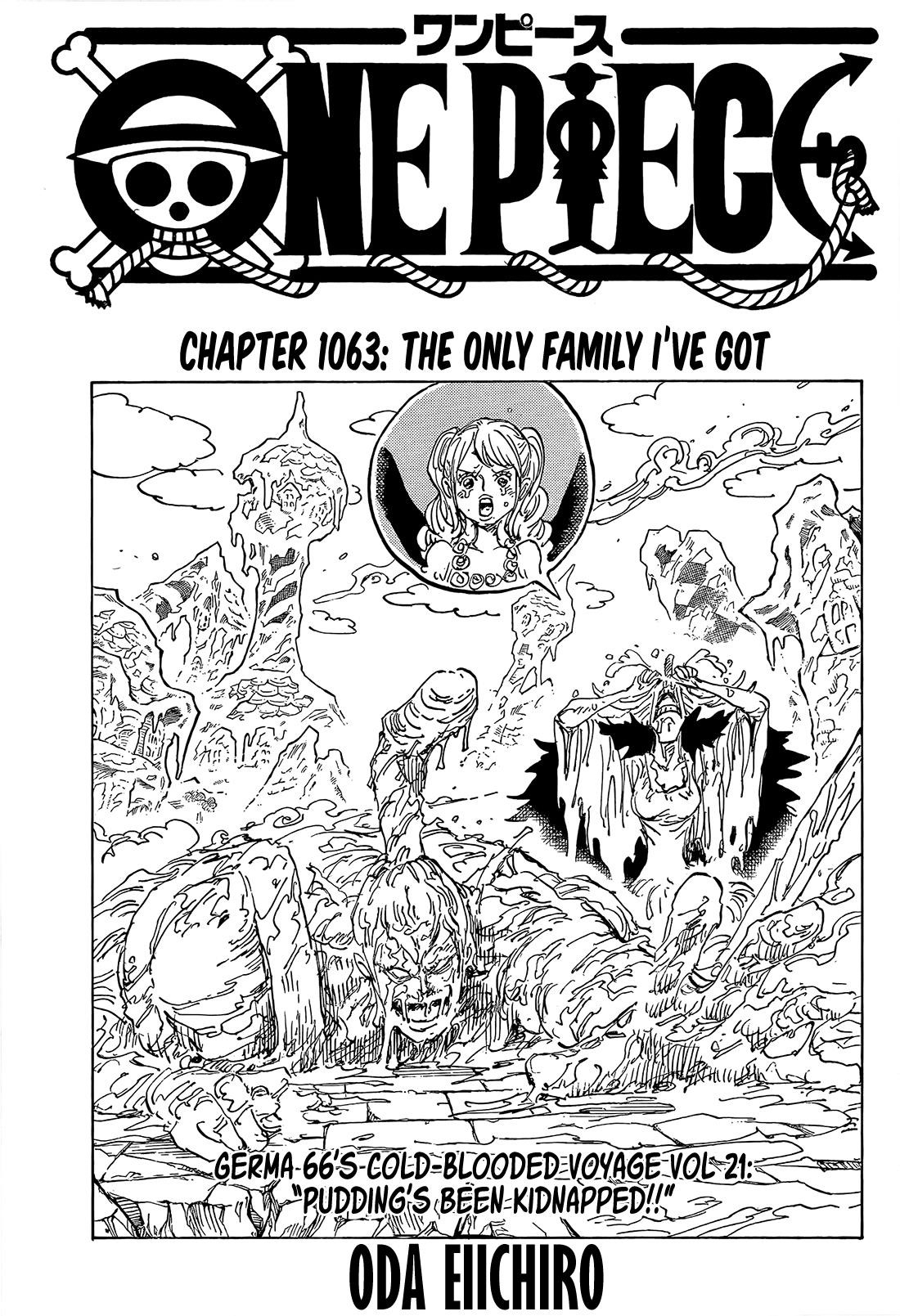 One Piece Manga Chapter 1063 page 1 - My Only Family