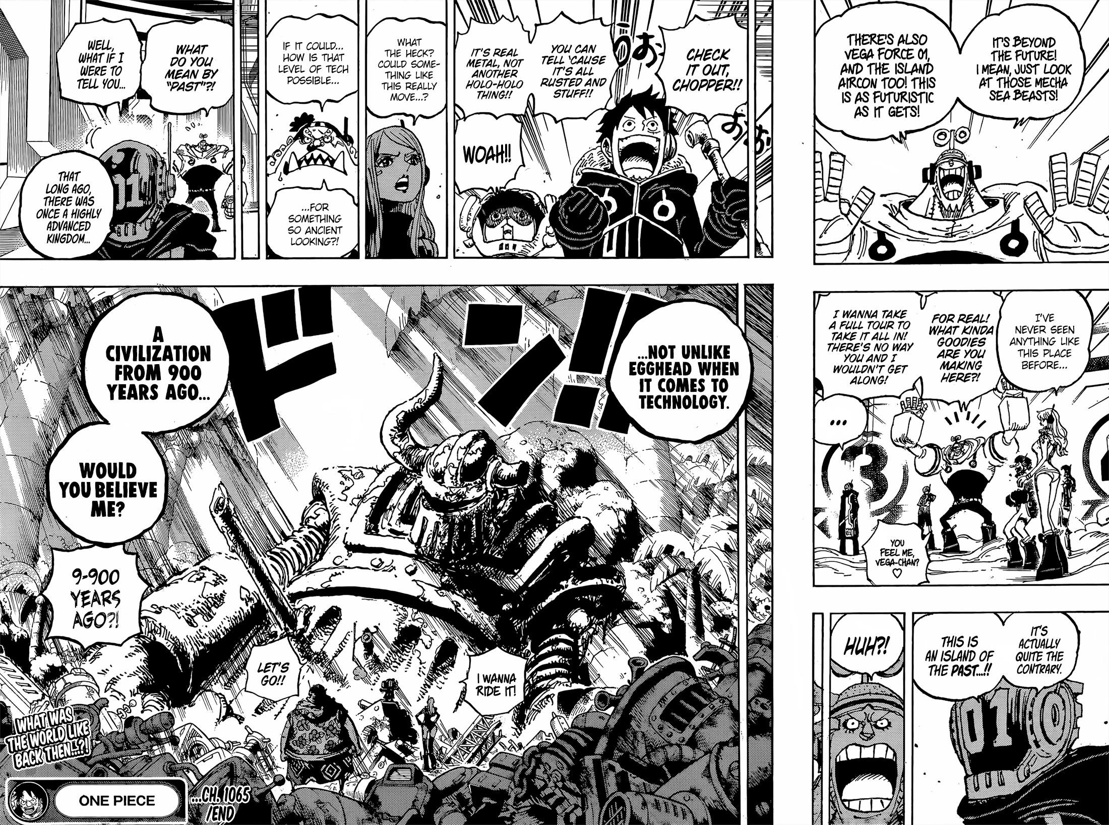 One Piece Manga Chapter 1065 page 16 - Six Vegapunks