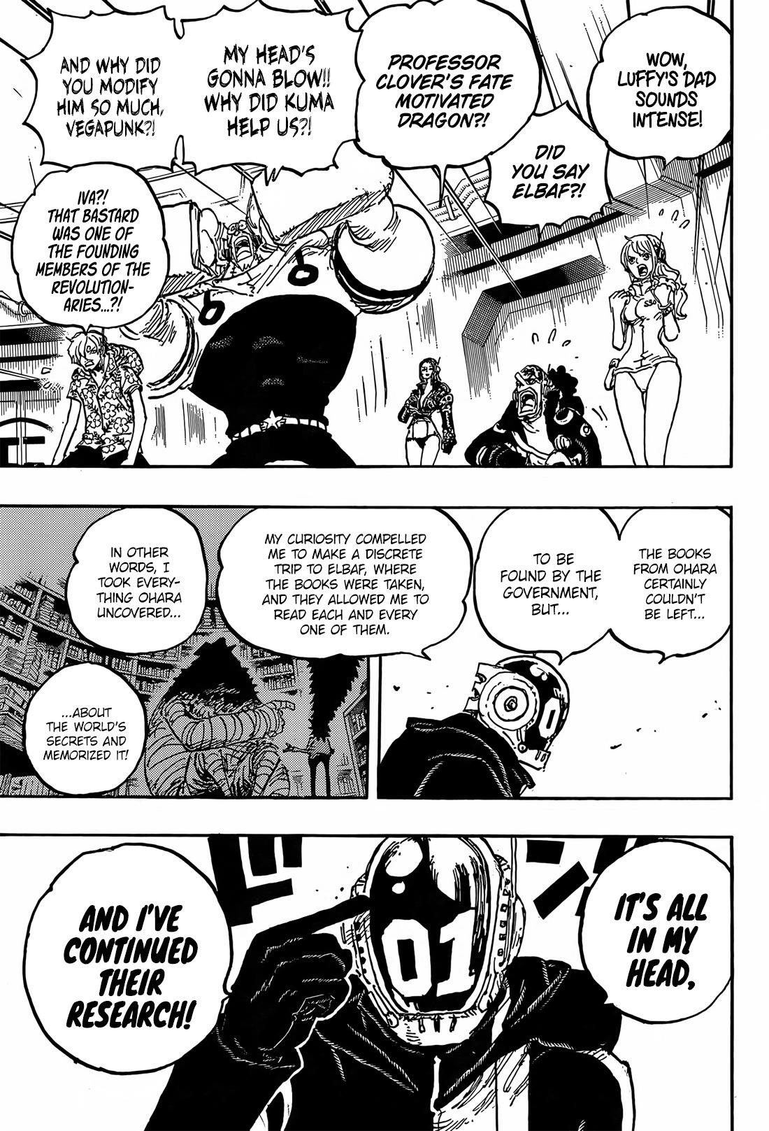 One Piece Manga Chapter 1066 page 12 - The Will of Ohara