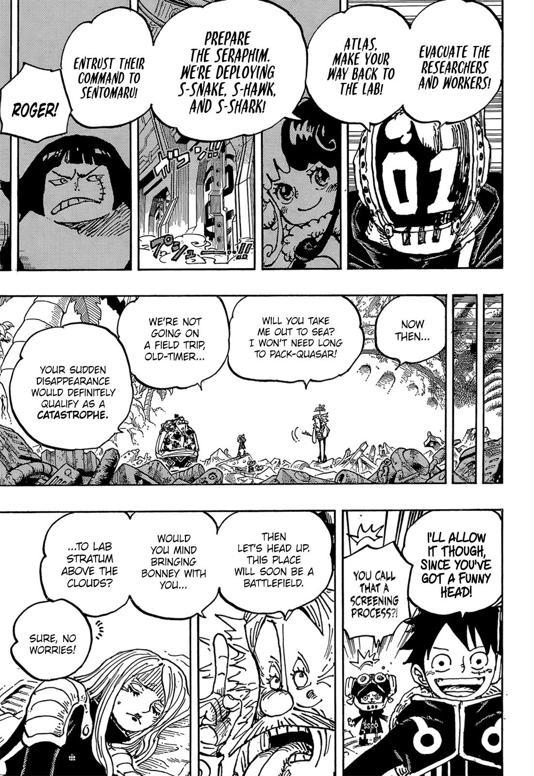 One Piece Manga Chapter 1068 page 11 - A Genius' Dream