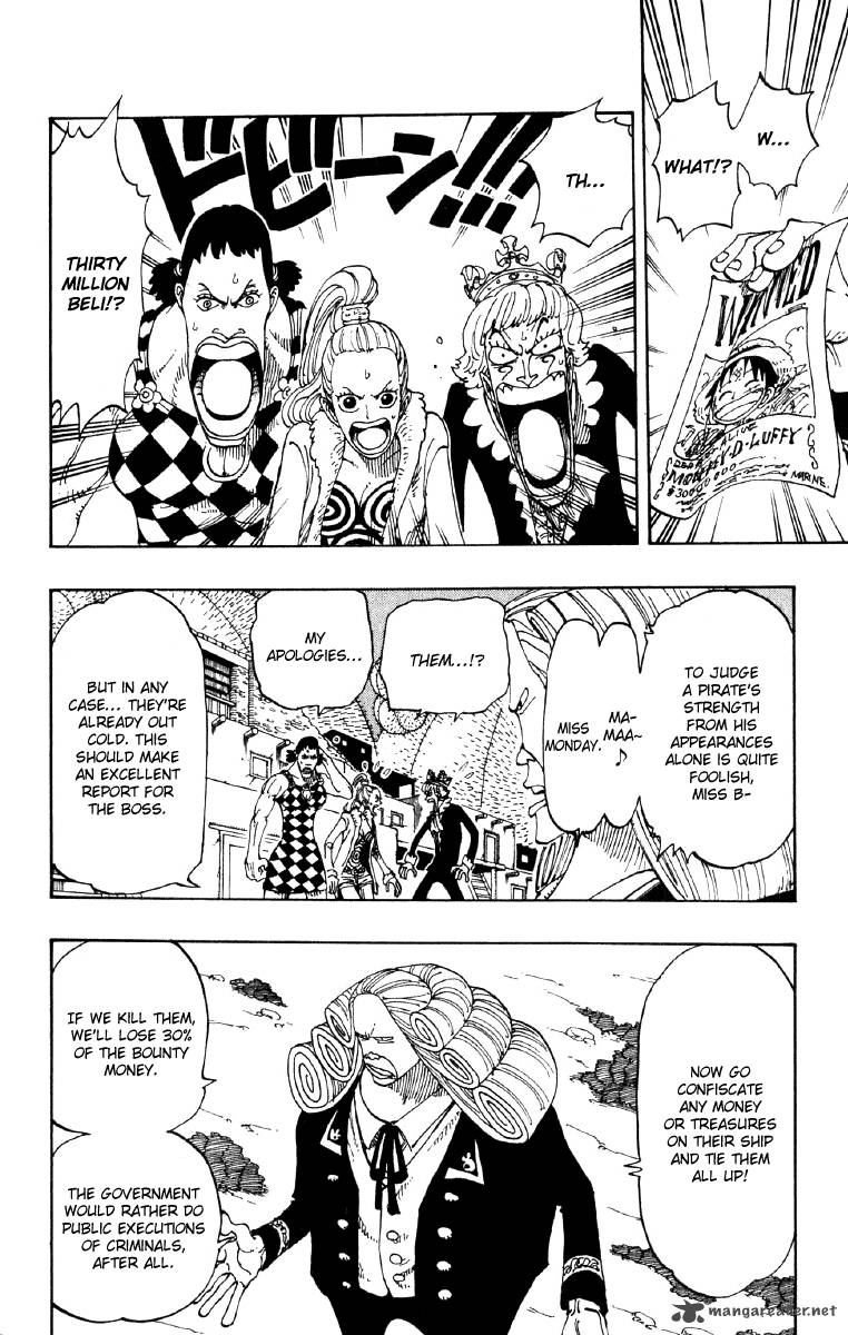 One Piece Manga Chapter 107 page 11 - Moonlight and Gravestones