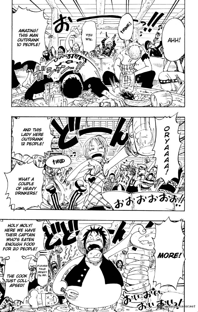 One Piece Manga Chapter 107 page 4 - Moonlight and Gravestones