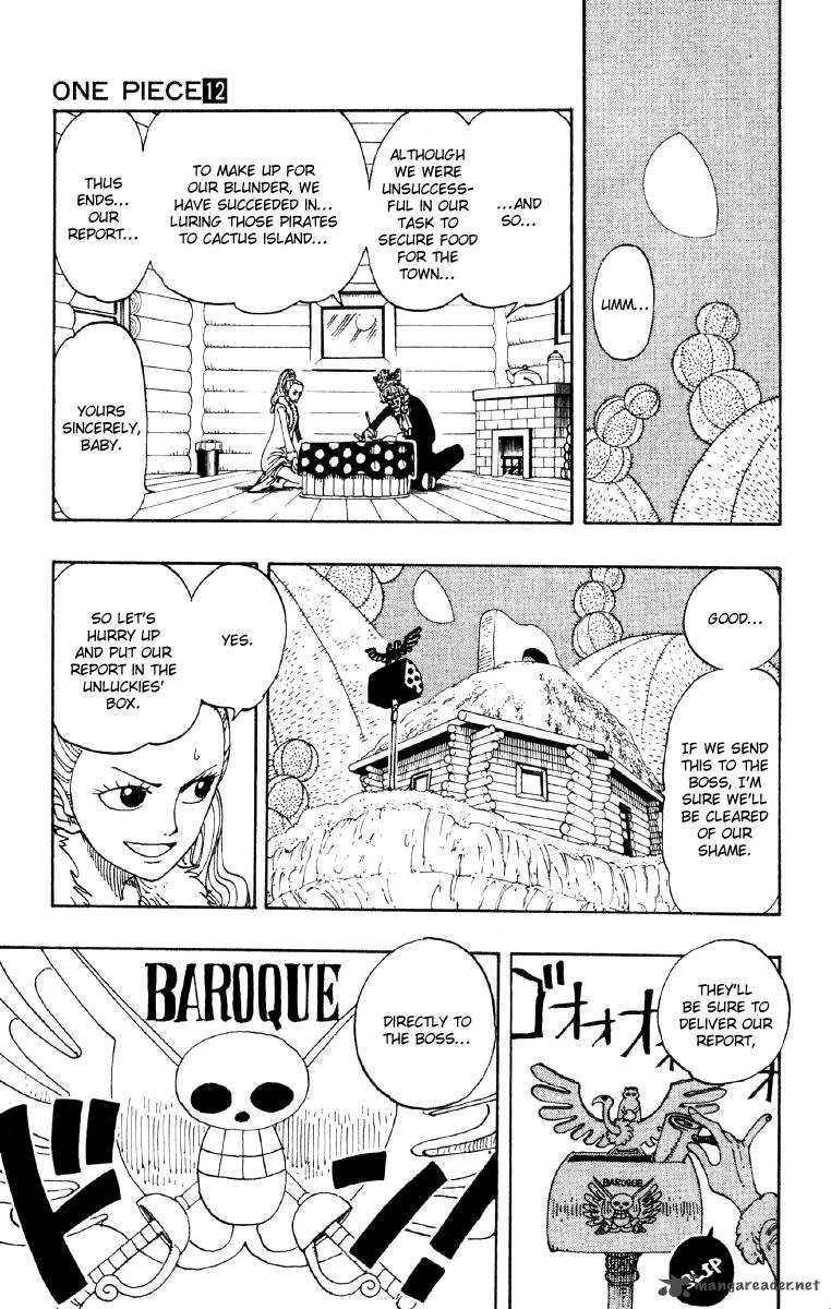 One Piece Manga Chapter 107 page 6 - Moonlight and Gravestones