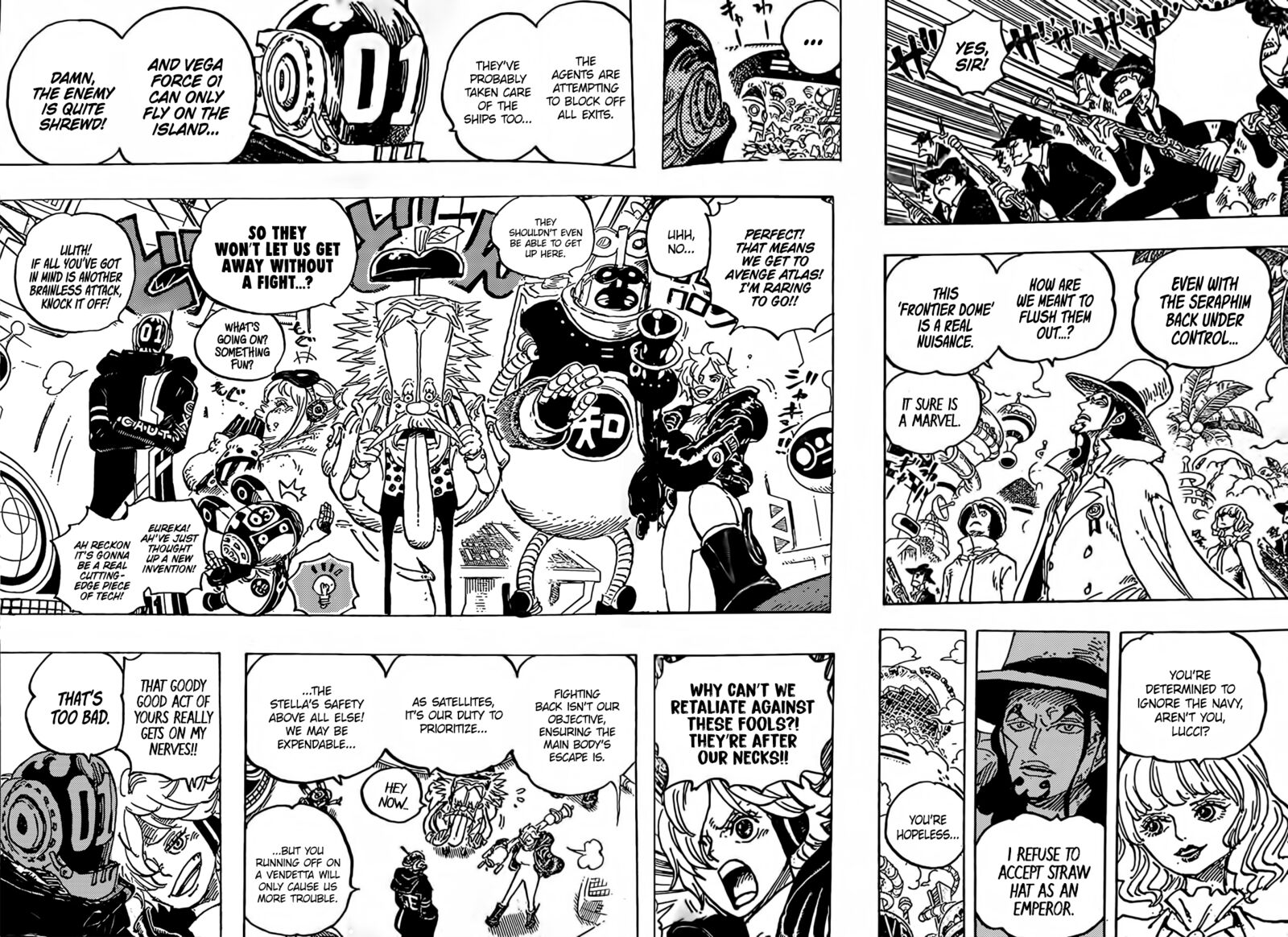 One Piece Manga Chapter 1071 page 4 - The Hero Deploys