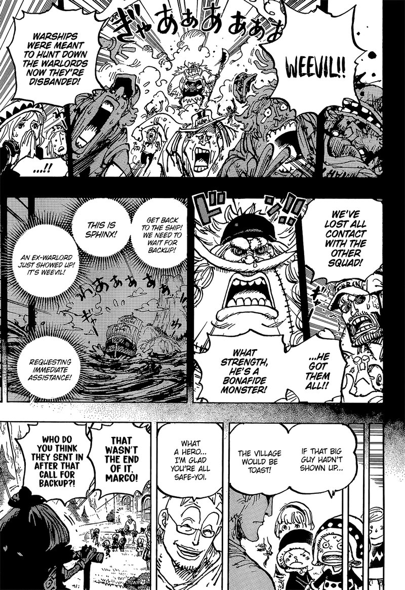 One Piece Manga Chapter 1073 page 13 - Miss Buckingham Stussy