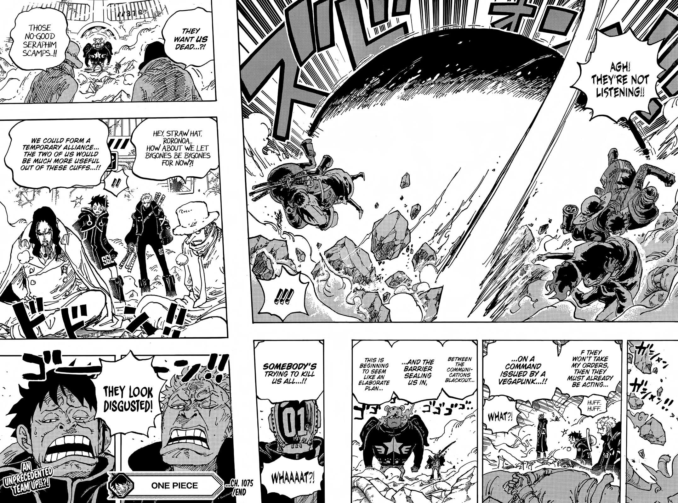 One Piece Manga Chapter 1075 page 14 - Labophase Death Game