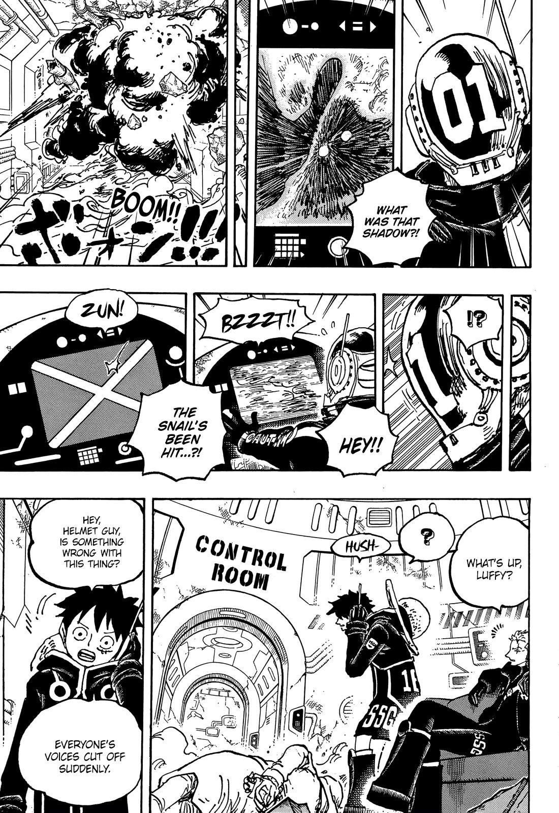 One Piece Manga Chapter 1075 page 3 - Labophase Death Game