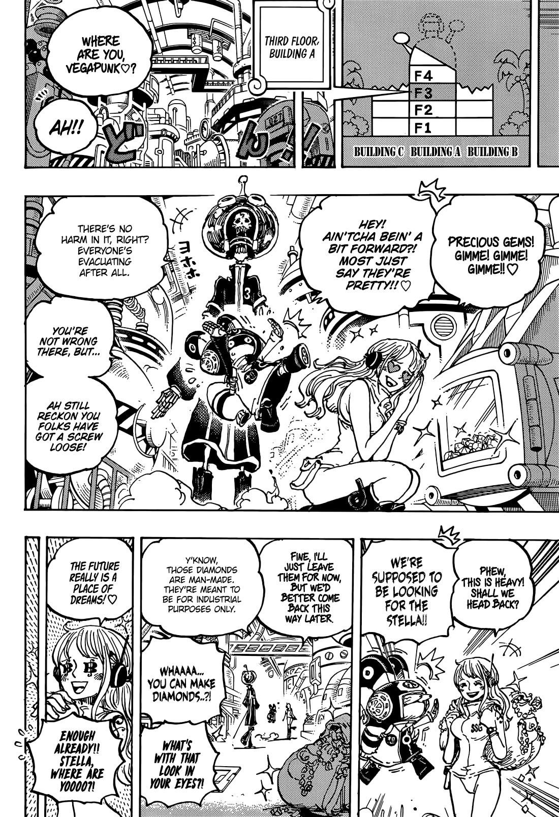 One Piece Manga Chapter 1075 page 4 - Labophase Death Game