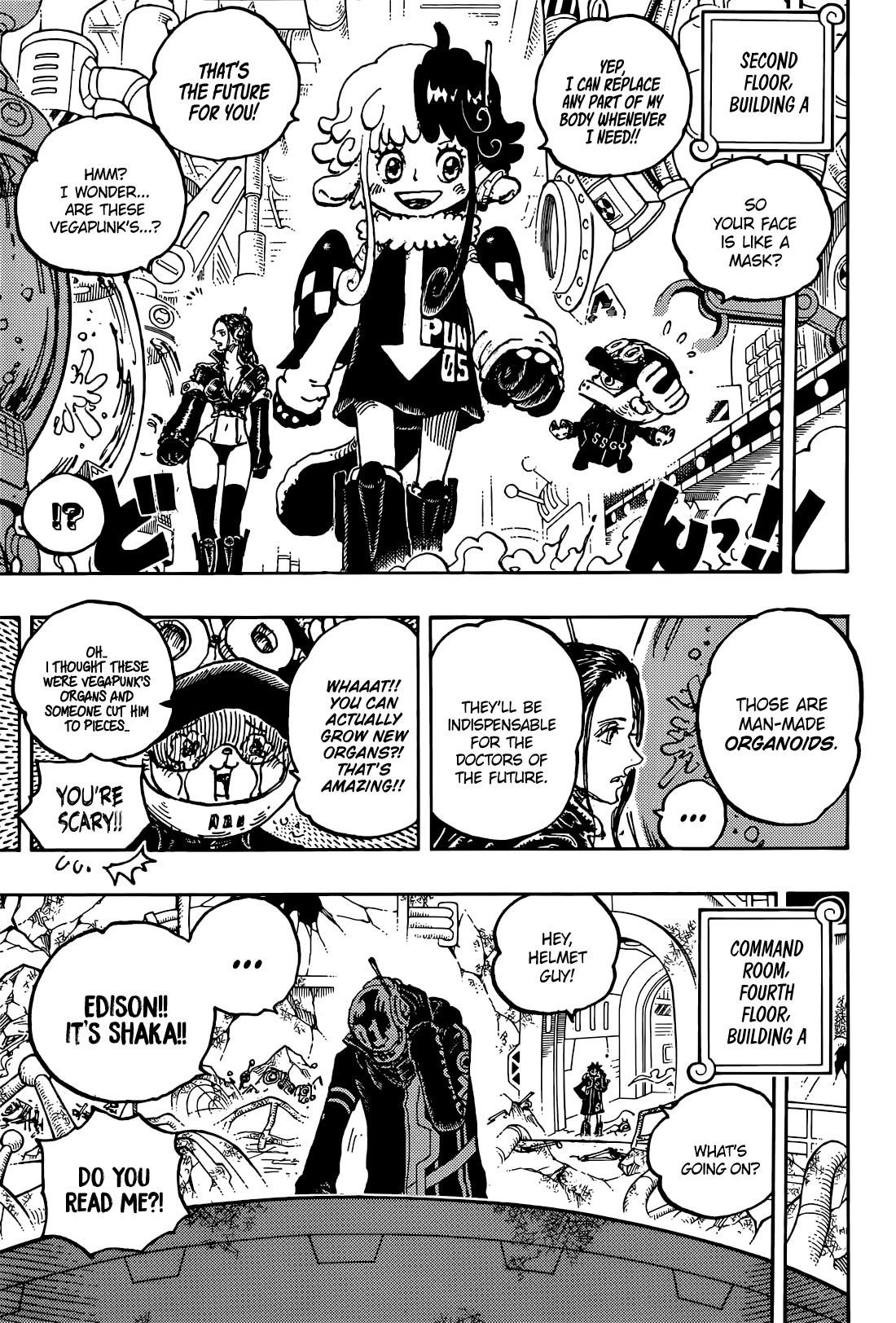 One Piece Manga Chapter 1075 page 5 - Labophase Death Game