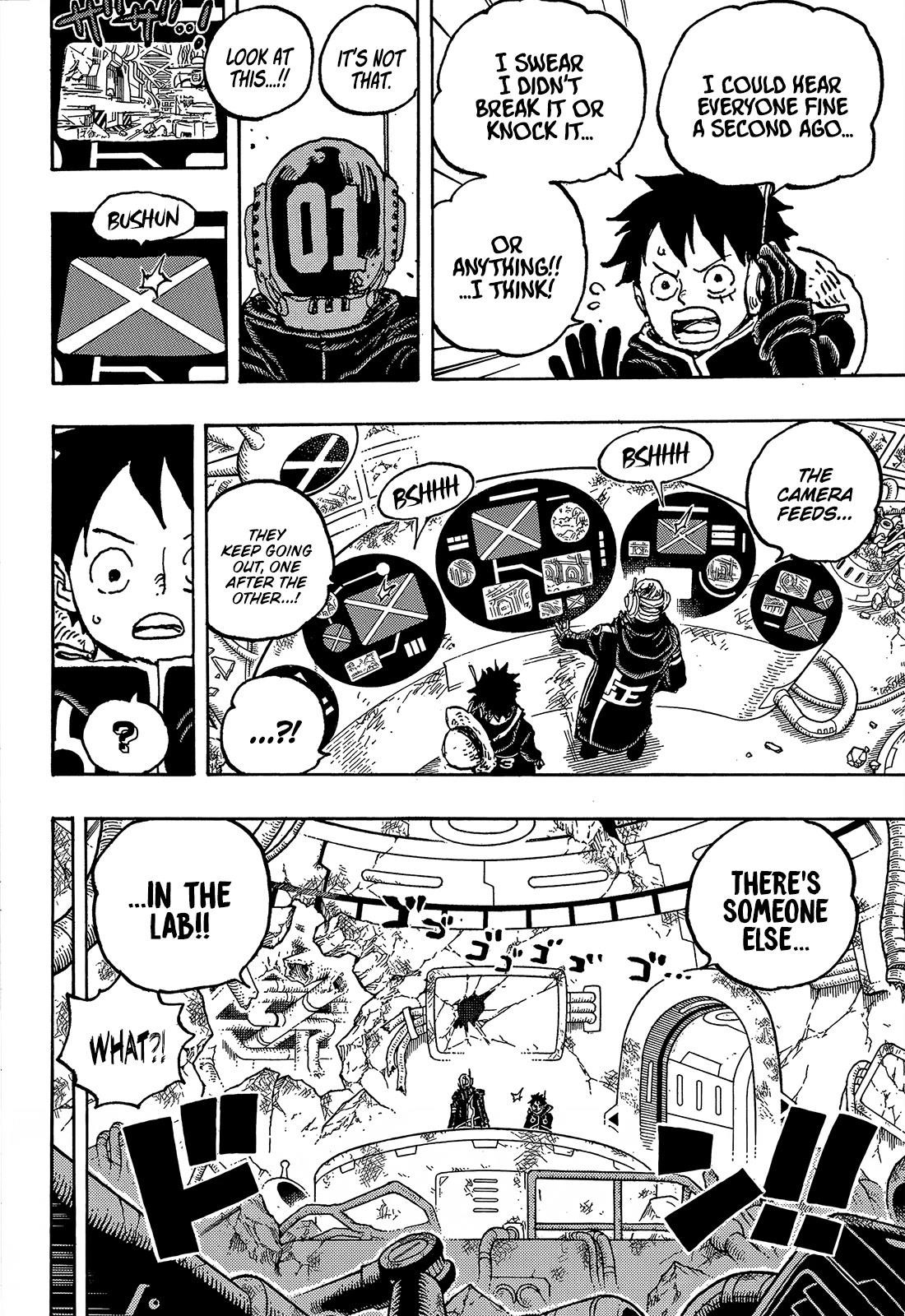 One Piece Manga Chapter 1075 page 6 - Labophase Death Game
