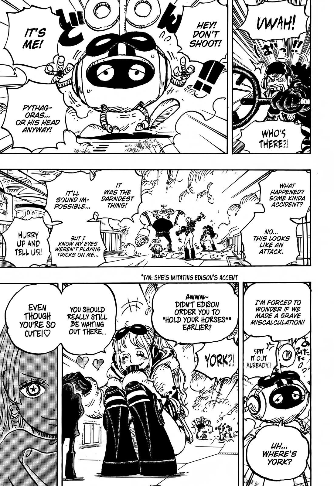 One Piece Manga Chapter 1075 page 9 - Labophase Death Game