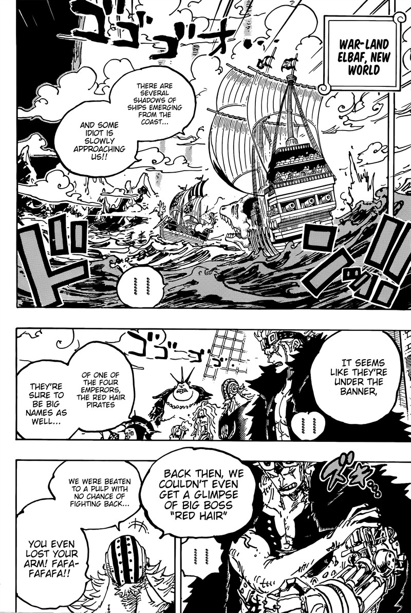 One Piece Manga Chapter 1076 page 14 - Old Friends