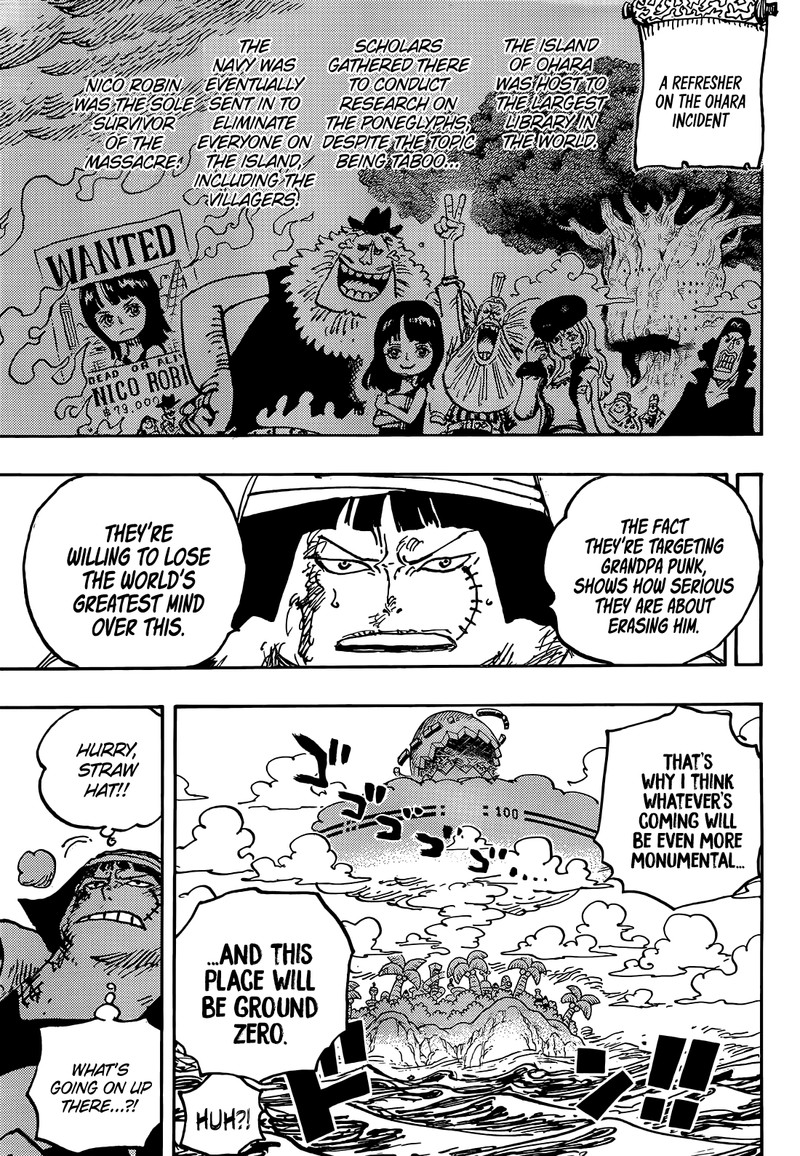 One Piece Manga Chapter 1077 page 3 - Should Have Noticed Sooner