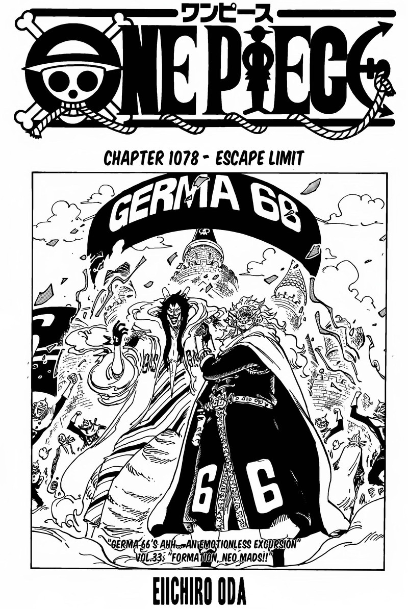 One Piece Manga Chapter 1078 page 1 - Escape Limit