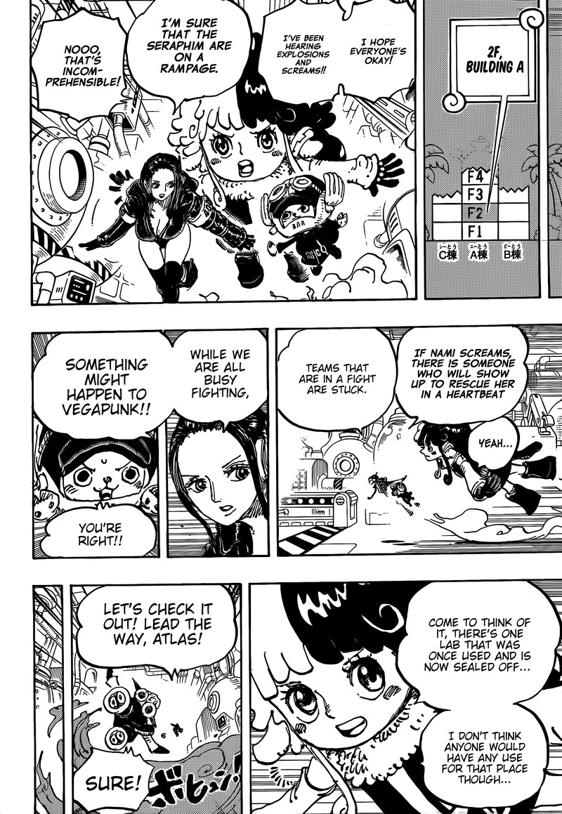 One Piece Manga Chapter 1078 page 6 - Escape Limit