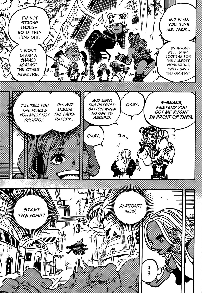 One Piece Manga Chapter 1079 page 3 - The Emperor's Crew, The Red Hair Pirates