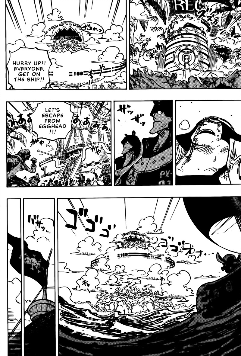 One Piece Manga Chapter 1079 page 4 - The Emperor's Crew, The Red Hair Pirates