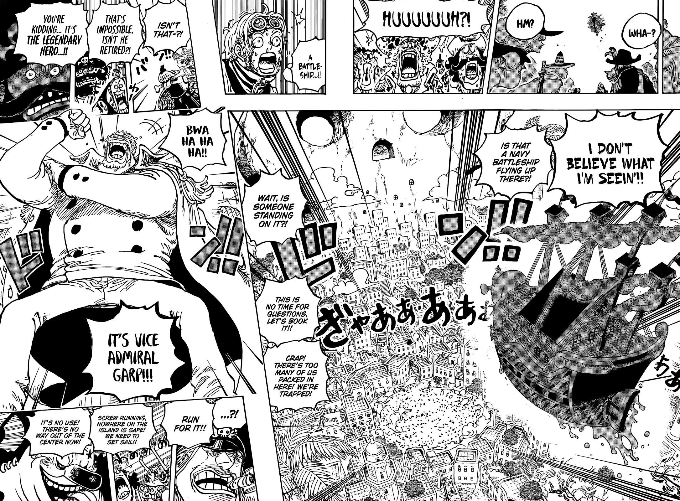 One Piece Manga Chapter 1080 page 14 - The Hero of Legend