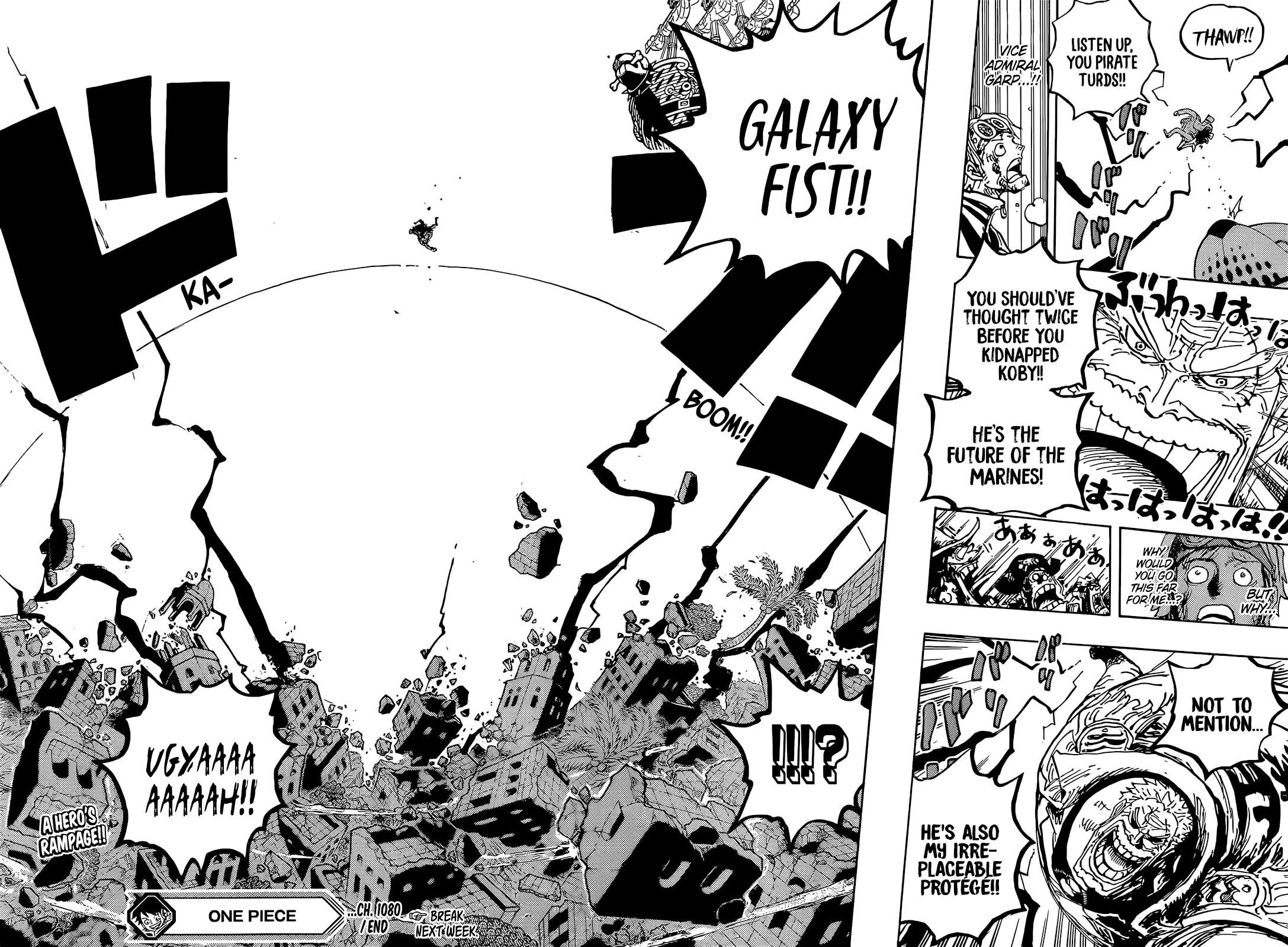 One Piece Manga Chapter 1080 page 15 - The Hero of Legend