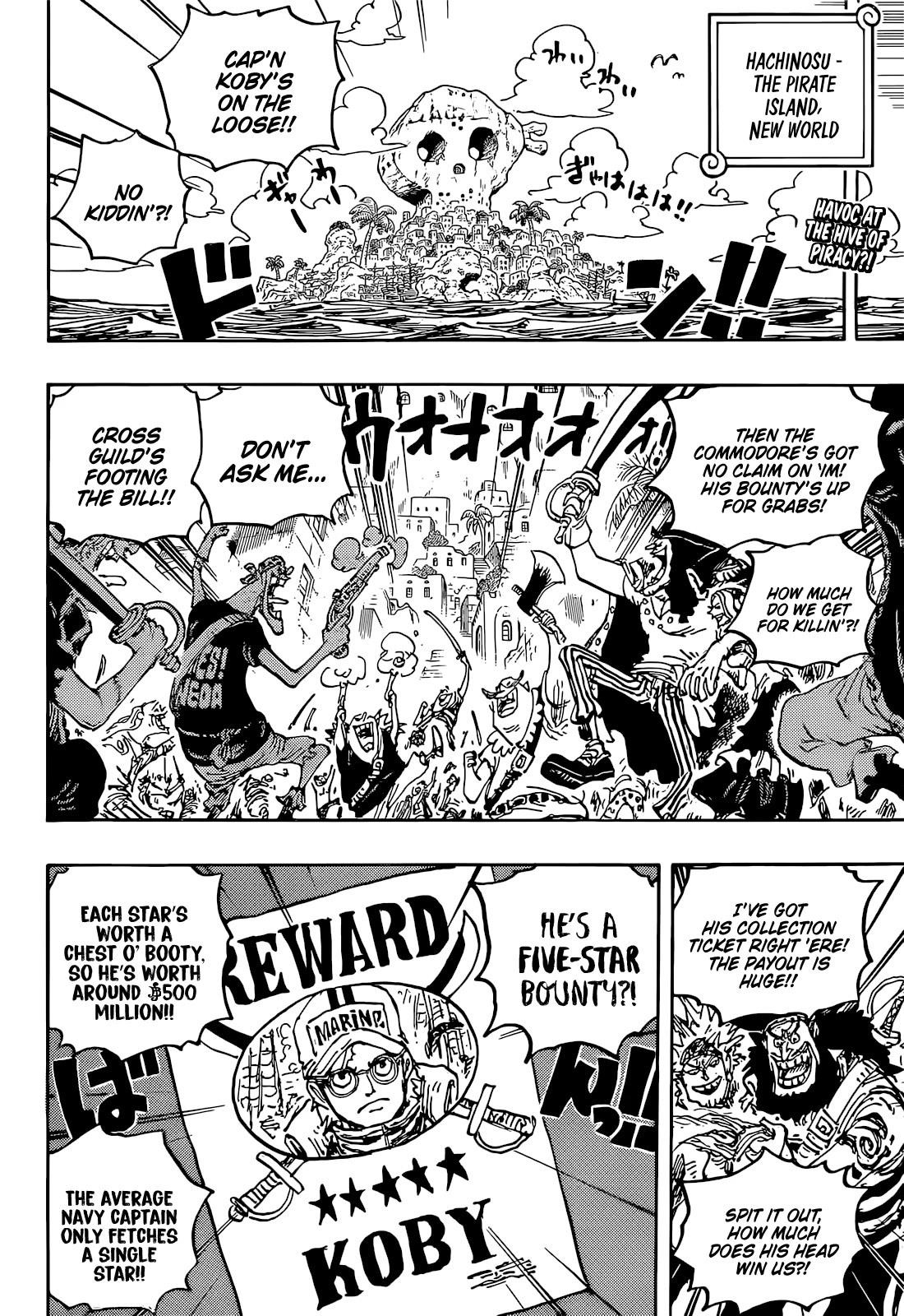 One Piece Manga Chapter 1080 page 2 - The Hero of Legend