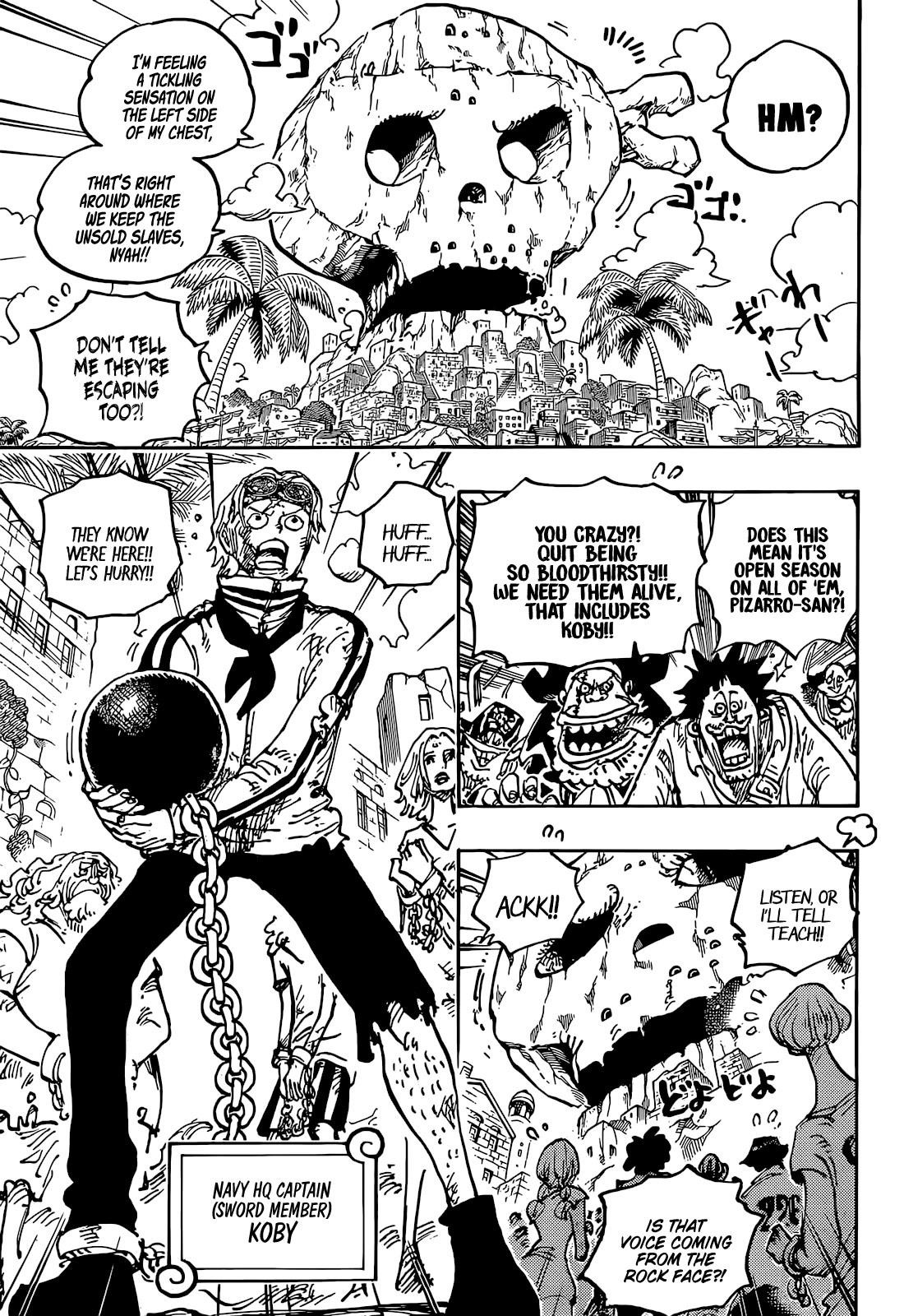 One Piece Manga Chapter 1080 page 3 - The Hero of Legend