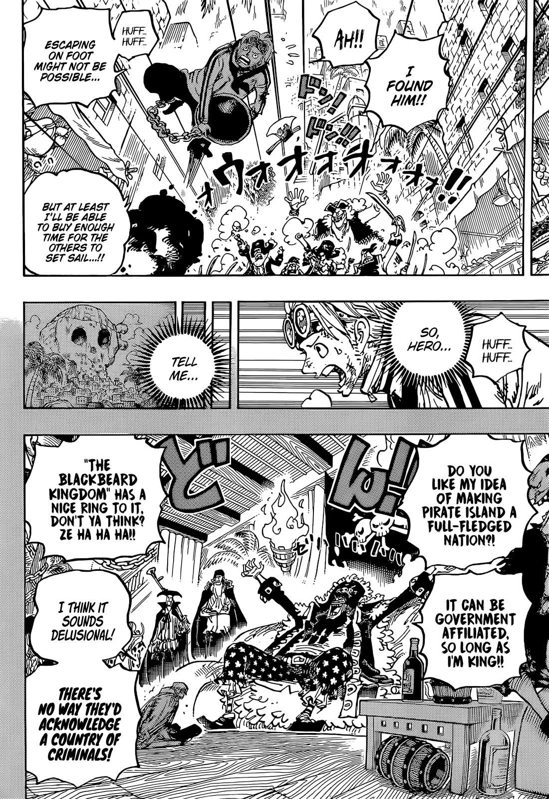 One Piece Manga Chapter 1080 page 6 - The Hero of Legend