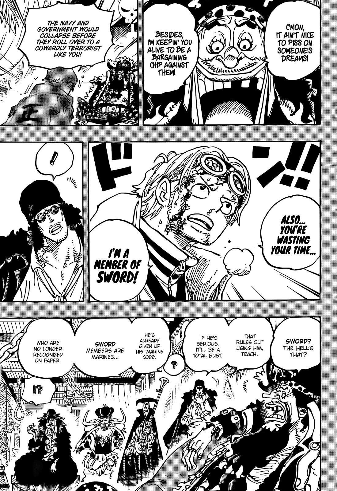 One Piece Manga Chapter 1080 page 7 - The Hero of Legend