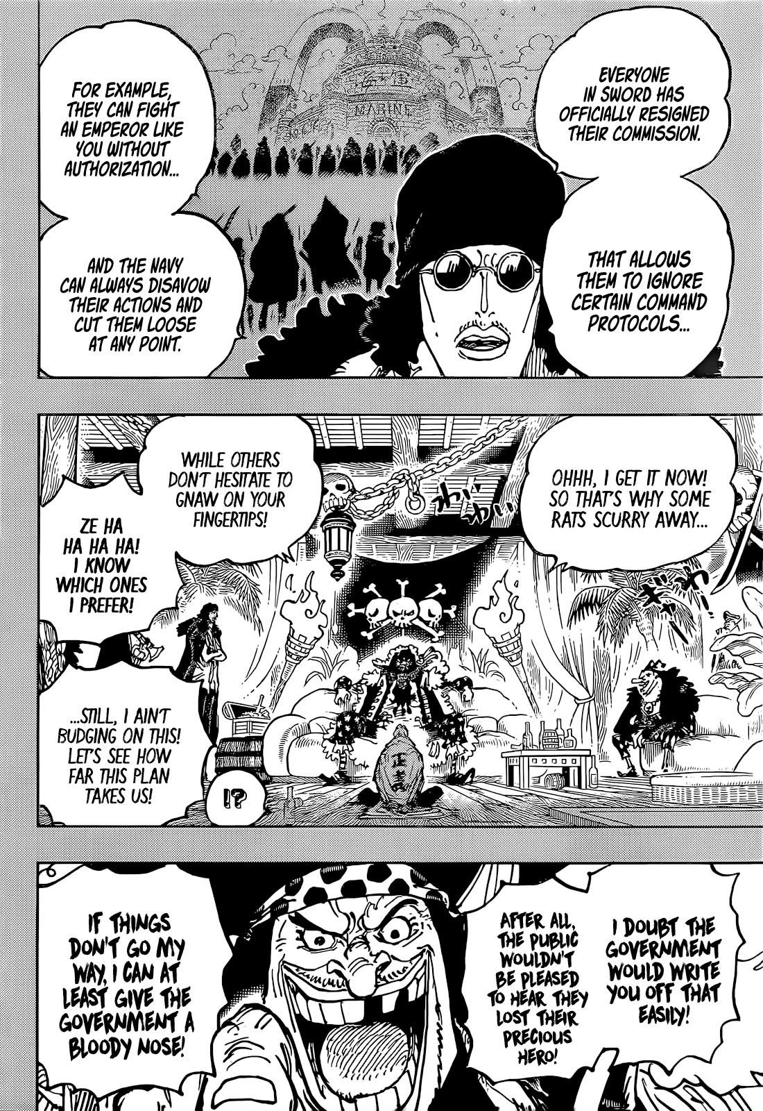 One Piece Manga Chapter 1080 page 8 - The Hero of Legend