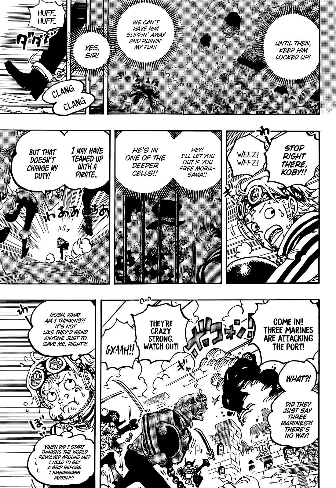 One Piece Manga Chapter 1080 page 9 - The Hero of Legend