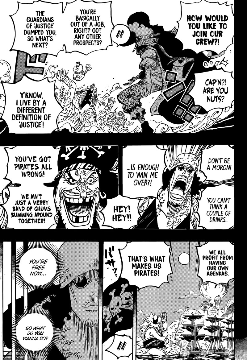 One Piece Manga Chapter 1081 page 11 - Tenth Ship Captain of the Blackbeard Pirates, Kuzan