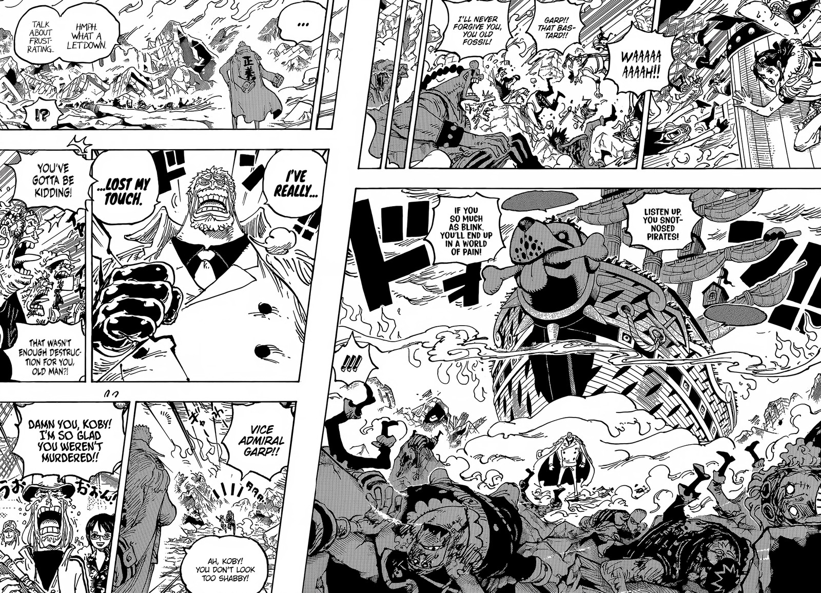 One Piece Manga Chapter 1081 page 4 - Tenth Ship Captain of the Blackbeard Pirates, Kuzan
