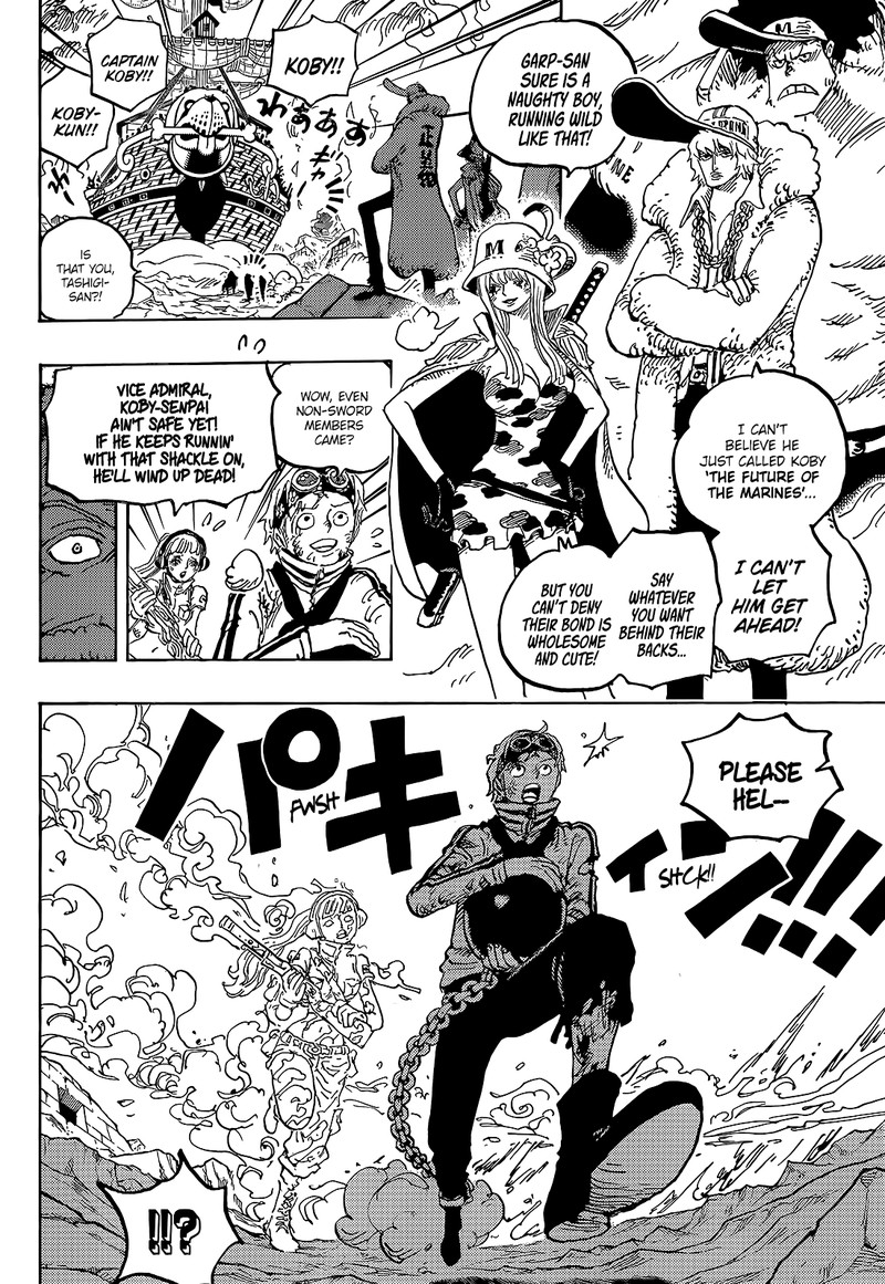 One Piece Manga Chapter 1081 page 5 - Tenth Ship Captain of the Blackbeard Pirates, Kuzan