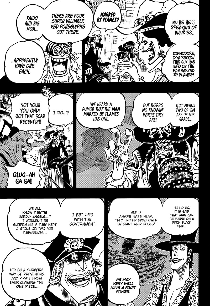 One Piece Manga Chapter 1081 page 9 - Tenth Ship Captain of the Blackbeard Pirates, Kuzan