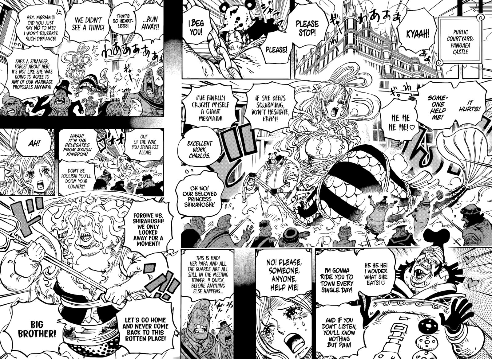 One Piece Manga Chapter 1084 page 10 - The Attempted Murder of a Celestial Dragon
