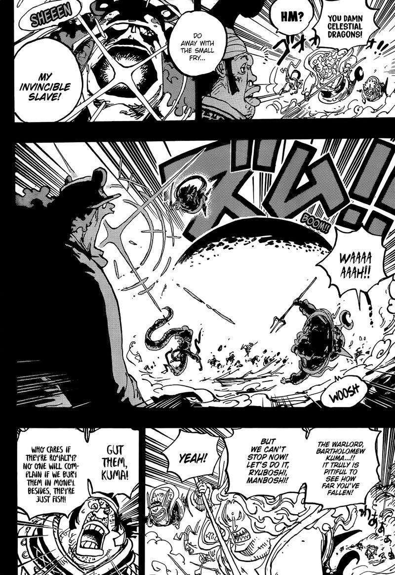 One Piece Manga Chapter 1084 page 11 - The Attempted Murder of a Celestial Dragon
