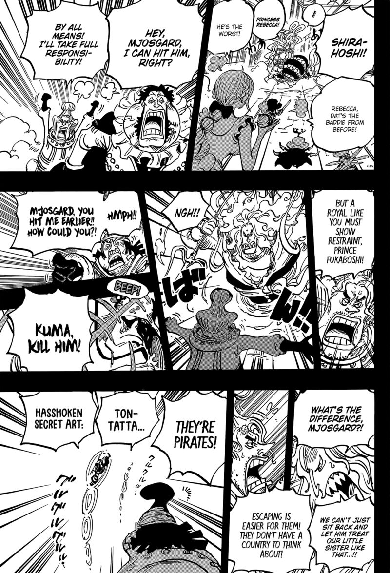 One Piece Manga Chapter 1084 page 12 - The Attempted Murder of a Celestial Dragon