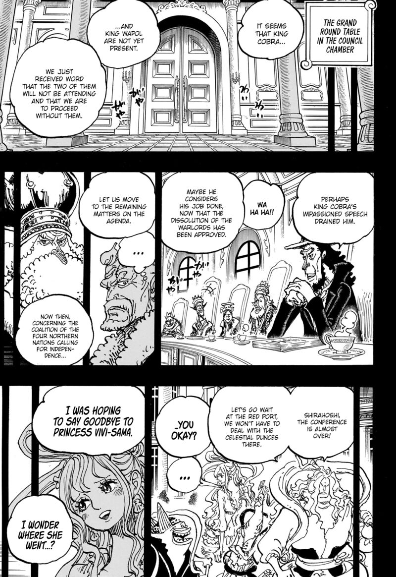 One Piece Manga Chapter 1085 page 11 - The Death of Nefertari Cobra