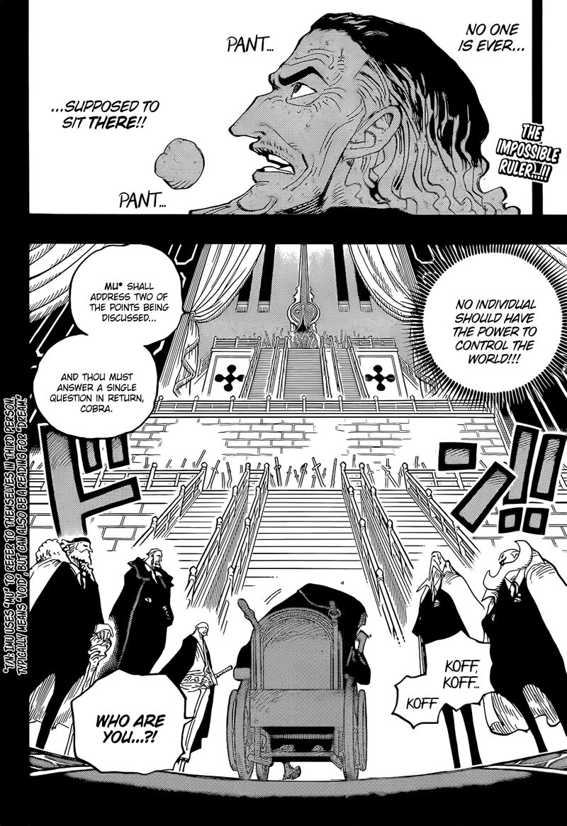 One Piece Manga Chapter 1085 page 2 - The Death of Nefertari Cobra