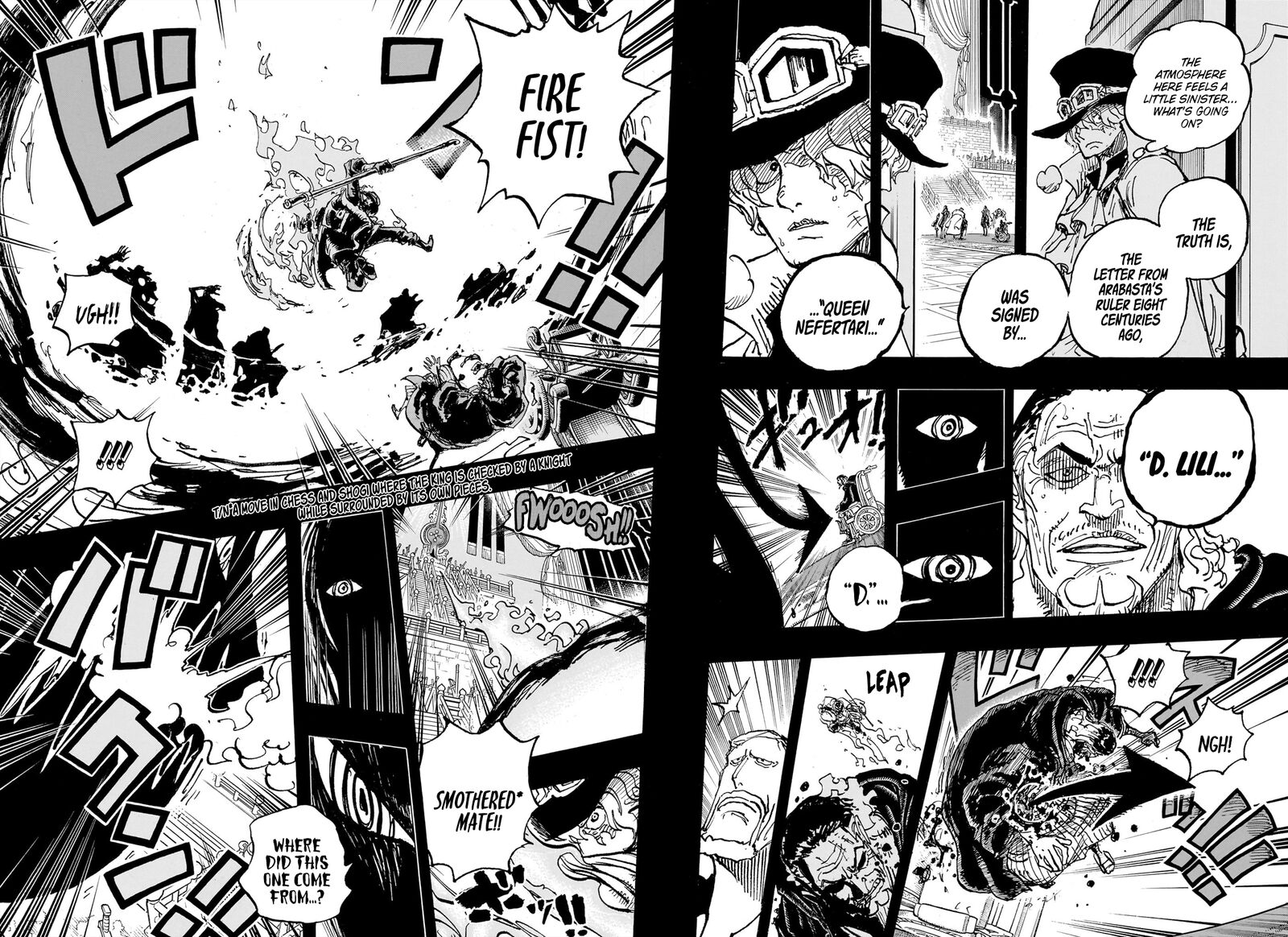 One Piece Manga Chapter 1085 page 6 - The Death of Nefertari Cobra