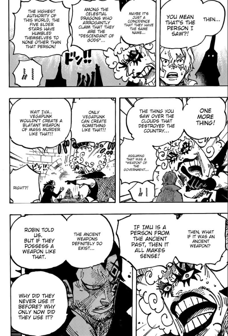 One Piece Manga Chapter 1086 page 12 - The Five Elders