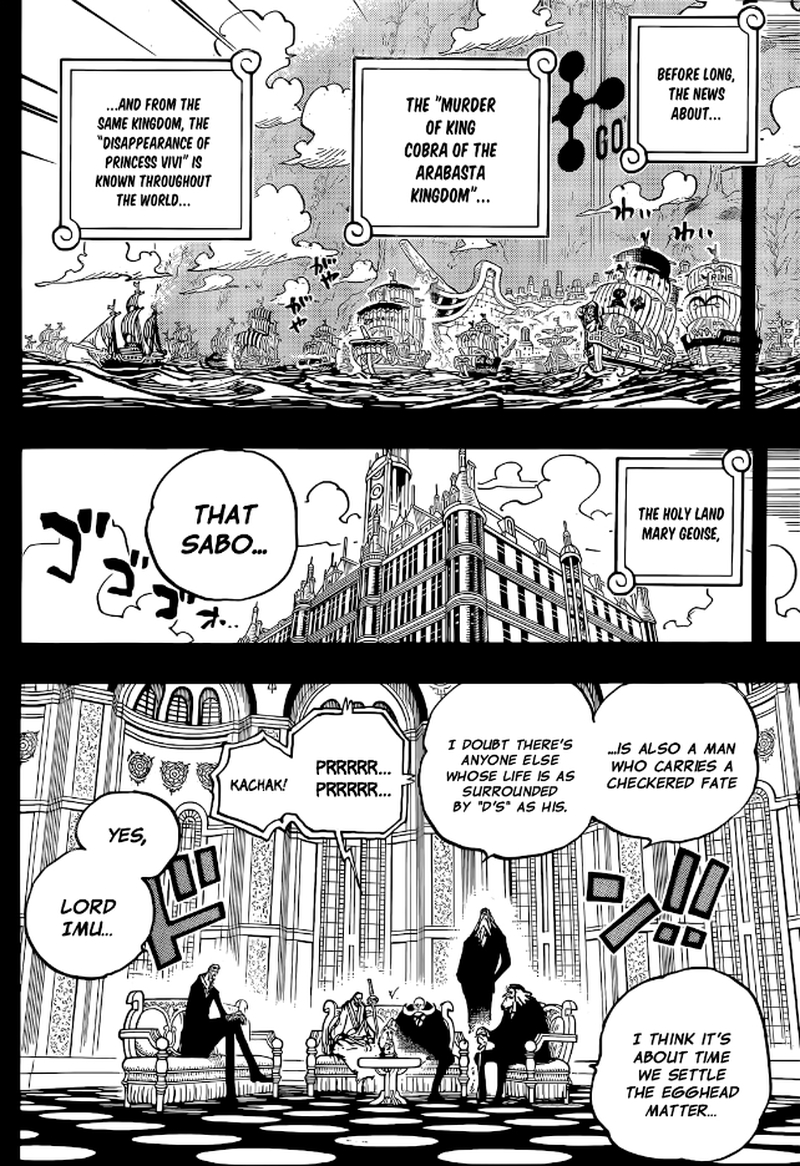 One Piece Manga Chapter 1086 page 5 - The Five Elders