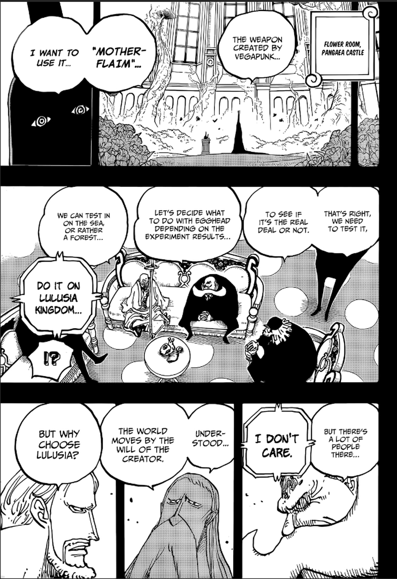 One Piece Manga Chapter 1086 page 6 - The Five Elders