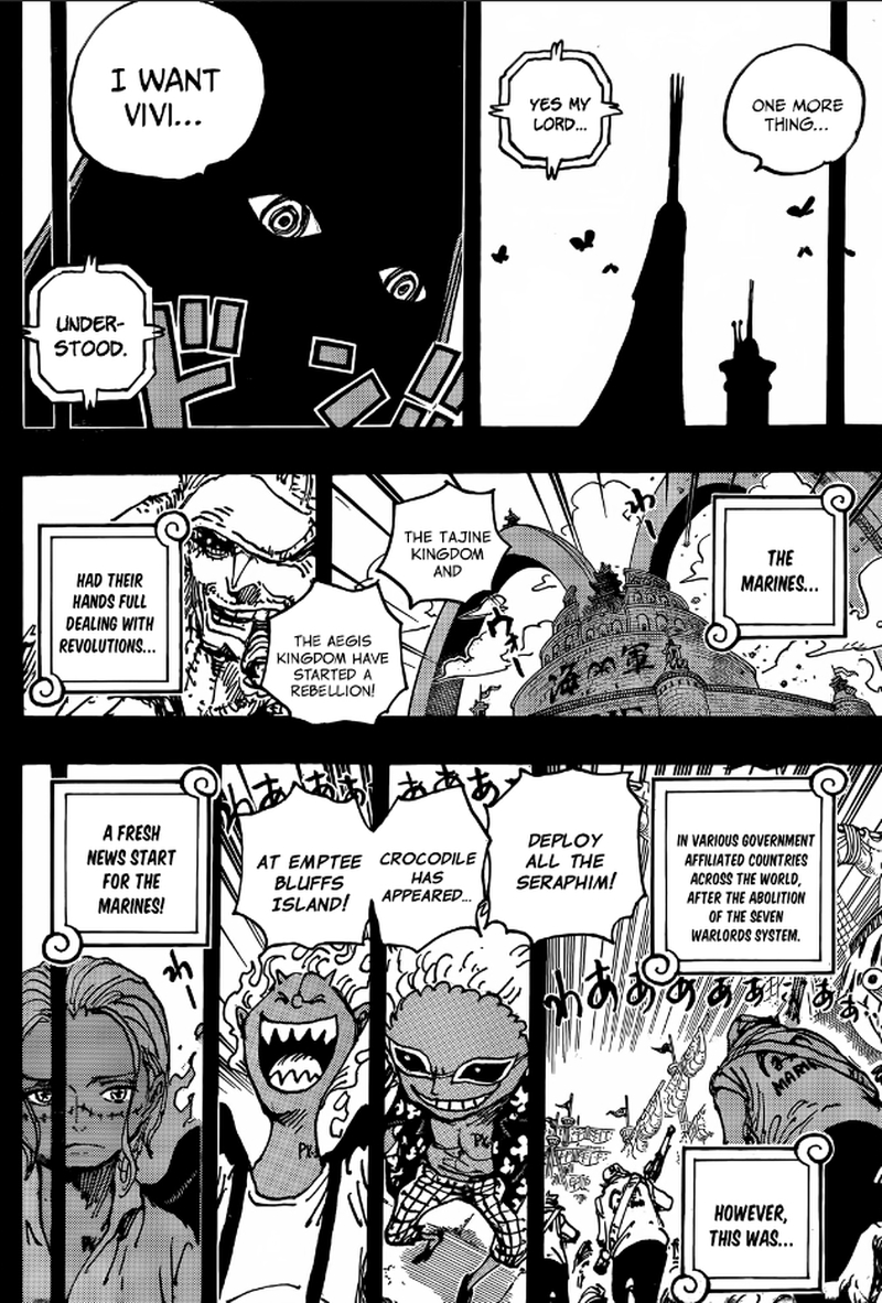One Piece Manga Chapter 1086 page 8 - The Five Elders